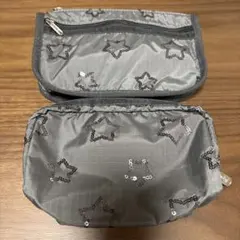 LeSportsac スパンコール ミニポーチ チェーンストラップ付 - メルカリ