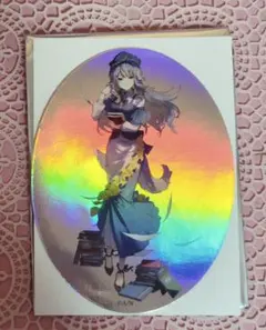 栞葉るり　ART OF NIJISANJI特典　オーロラステッカー