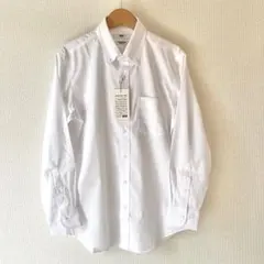 ユニクロ スーパーノンアイロン ボタンダウン スリムシャツ メンズ Mサイズ a