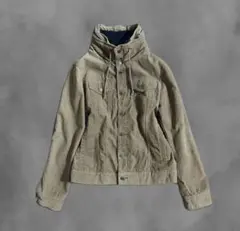 お兄系平成ギャルY2Kコーデュロイミリタリージャケットarchiveグランジ