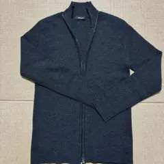 COMME CA MEN ニット ハイネック ジップアップ