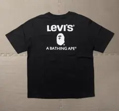 Levi's A BATHING APE コラボ Tシャツ 黒
