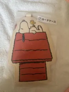 スヌーピー カードケース 赤