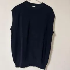 GU ノースリーブ ベスト ネイビー