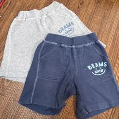 BEAMS::mini ショートパンツ 90サイズ 2枚セット