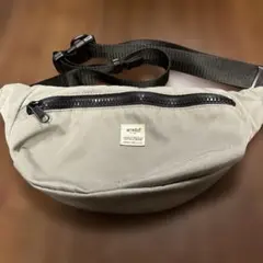 anello ボディバッグ グレー