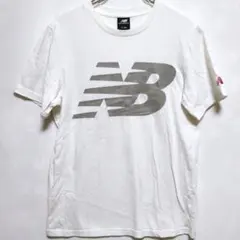 ニューバランス ビッグロゴT 白【M】 半袖