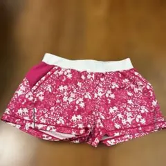 ランニングショートパンツ 花柄 ピンク ホワイトのサムネイル