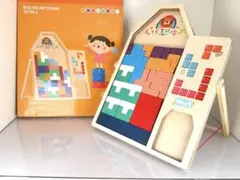 木製テトリス風知育玩具