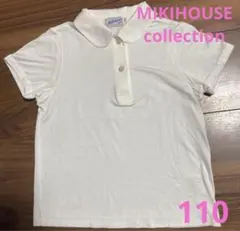 MIKIHOUSE collection 丸襟 半袖 シャツ 無地  110