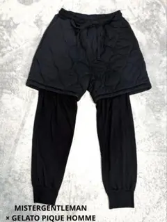 ミスター・ジェントルマン × ジェラートピケ ルームキルティングパンツ M