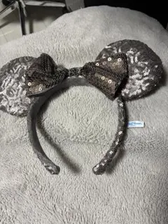 ミニーマウス風スパンコールカチューシャ