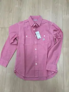 新品未使用　GU ダンガリーシャツ　サイズS RED