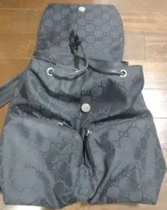 GUCCI GG柄 ナイロン リュックサック ブラックのサムネイル
