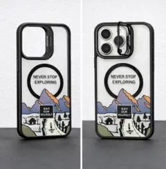 iPhone16Pro Maxケース“NEVER STOP EXPLORING”