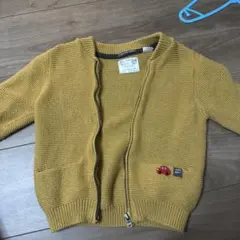 ZARA ニットカーディガン 2-3歳 マスタード