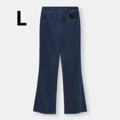 GU コーデュロイ フレアパンツ RS (丈標準72～76cm) L