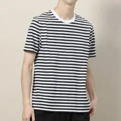 ビューティーアンドユース　ユナイテッドアローズ　ボーダー　Tシャツ　ネイビーのサムネイル