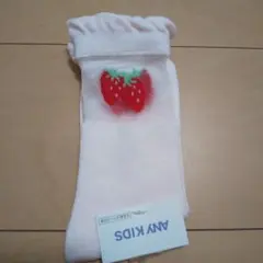 エニィファム 靴下 ピンク イチゴ 19～23cm