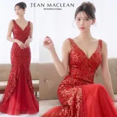 JEAN MACLEAN ジャンマクレーン ワンカラー 総レース ノースリーブ