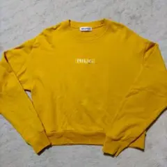 MILKFED. マスタード トレーナー スウェット ユーズド