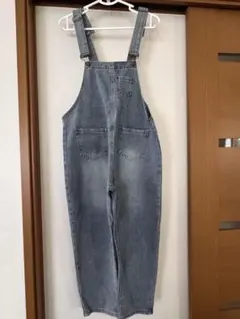 ライトブルー デニム サロペット