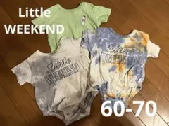 Little WEEKEND ロンパース 3点セット 60-70cmのサムネイル