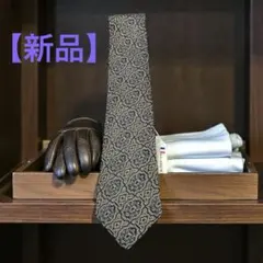 【新品】Dominique France シルクネクタイ ドミニク　ネクタイ