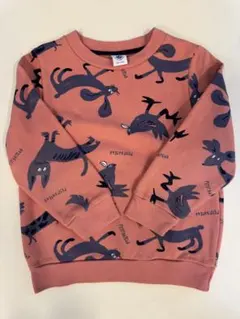 PETIT BATEAU 猫プリント トレーナー 4ans/104cmのサムネイル