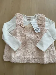 プティマイン　長袖　カットソー　ブラウス