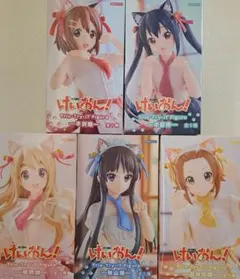 けいおん! K-ON! トリオトライト フィギュア5点セット 未開封 秋山澪