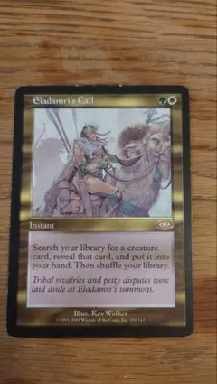 希少 初版英語版美品】MTG エラダムリーの呼び声 - メルカリ
