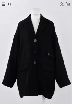 ♡極美品♡ エンフォルド　ノーカラー　コート　ボンディング　ウール　ジャケット 2025年最新】ENFOLD ノーカラー コートの人気アイテム - メルカリ