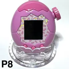 たまごっちパラダイス　スキン　フェイスプレート　ピンク　リボン　P8