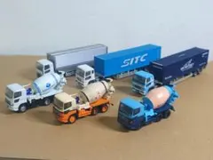 Nゲージ トラック トレーラー ミキサー車 6台セット売りのサムネイル