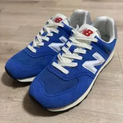 【美品】 NEW BALANCE ニューバランス 574 26cm 青 ブルー