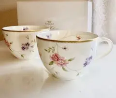 NARUMI ボーンチャイナ　ペアマグカップ