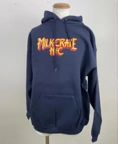 Milkcrate プルパーカ ネイビー 新品 L