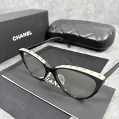 美品✨CHANEL サングラス 4222 ミラーレンズ キャットアイ ケース付き