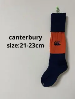 【canterbury】《21~23cm》ネイビー/オレンジ