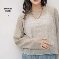 LOWRYS FARM ローリーズファーム シアーラッセルロングスリーブ F