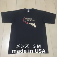 anvil メンズ　Tシャツ　チャコールグレー　ピストルmade in USA