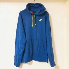 NIKE ブルー パーカー XXLサイズ 青 イエロー ナイキ