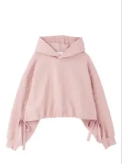 jillstuart ピンク フード付き クロップドスウェットのサムネイル