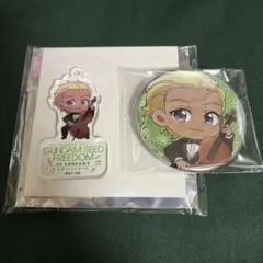 ガンダムSEED ディアッカ・エルスマン シネコン 缶バッジ アクリルチャーム