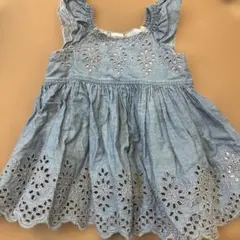 GAP スカート デニム ワンピース ベビー 70 赤ちゃん コットンのサムネイル