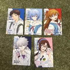 エヴァンゲリオン　アトレ秋葉原コラボ　非売品カード全5枚　描き下ろし