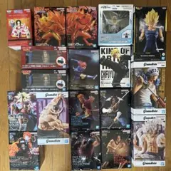 少年誌フィギュア まとめ売り 18個セット ワンピース ナルト ドラゴンボール他
