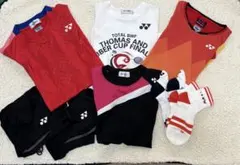 ヨネックス　バドミントンウェア　練習着　ユニフォーム　ソックス　ショートパンツ