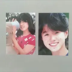 中森明菜さん L判写真 2枚②